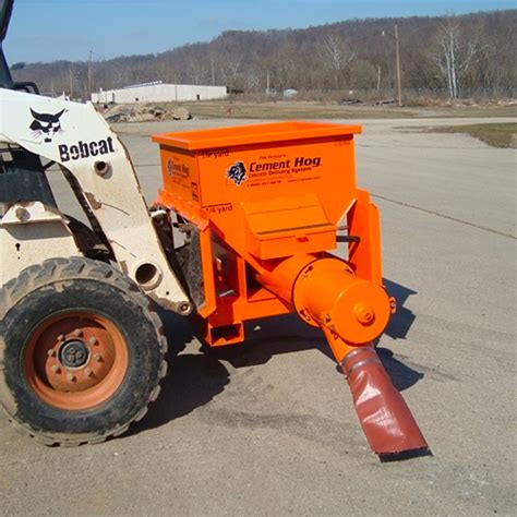 concrete dispenser for skid steer|Skid Steer Concrete Attachments.